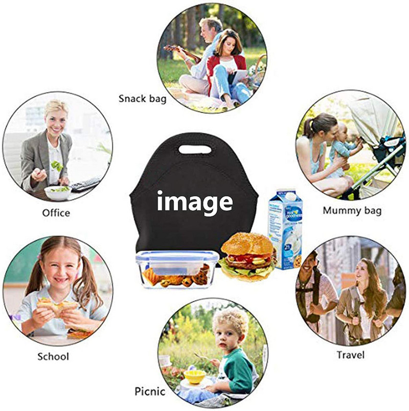 Suncokret u boci Izolirana neoprenska torba za ručak Torba ručna torba Kutija za ručak Spremnik za hranu Gourmet torbica Torbica za hlađenje za školski rad