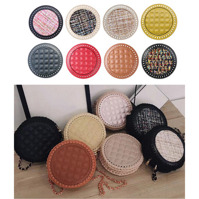 Round Design Crochet Bag Bottom Shaper Cushion Pad Insert Base for Purse Making Women Bag Diy Accessory