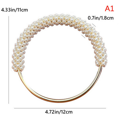 Pērļu apaļas somas roktura gredzens, pīts krāsains krelles sievietēm Rokassomu maka rāmis DIY roku darbs somas aksesuāri