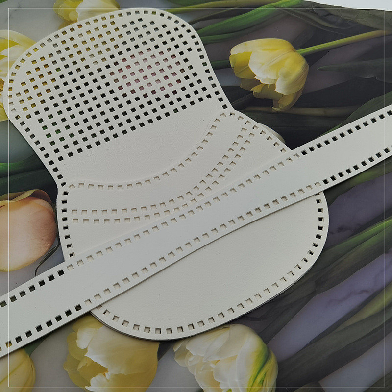 3 db/készlet Új szőtt PU bőr hálós kézzel készített nyeregtáska barkácsolás bőr kiegészítők kötőtáska PU bőrtáska kiegészítők tábla