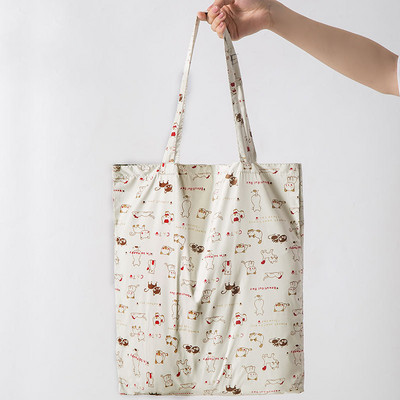 Salokāma iepirkumu soma sievietēm liela ietilpība, videi draudzīga pārnēsājama atkārtoti lietojama sieviešu rokassomas Pārtikas preču plecu somas Pircējs