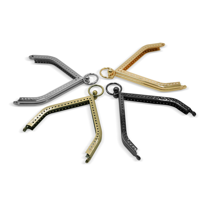 11 cm-es fém erszénykeret csókcsat barkácstartozékok Vintage érme tengelykapcsoló háromszöghöz