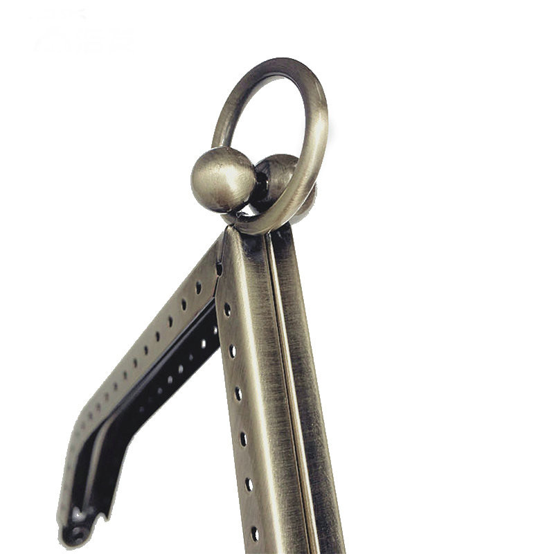 11 cm-es fém erszénykeret csókcsat barkácstartozékok Vintage érme tengelykapcsoló háromszöghöz