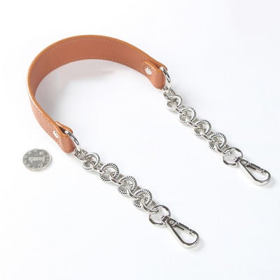 1 τεμ 56,5 εκ. ώμος χιαστί τσάντα λουράκι PU Δερμάτινη λαβή τσάντας με μεταλλικές αλυσίδες 2 εκ. Ανταλλακτικό τσάντα τσάντα ζώνης αξεσουάρ