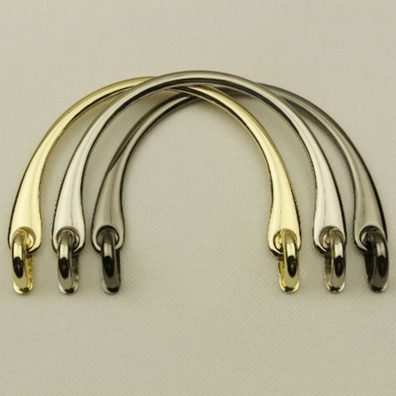 Fém erszénykeret fogantyú táska bőr vállpánt táska fogantyúja barkács kézműves csere kézitáska készítési kiegészítőkhöz