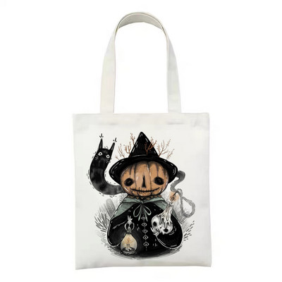 Női vászon bevásárlótáska Női vászontáska Vicces gombás ökokézitáska hordtáska újrafelhasználható bevásárlótáskák diákkönyves táskák