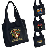 Pirkinių krepšys Moteriškas ant peties drobinis krepšys Madinga spauda Plaunama didelės talpos rankinė Messenger Daugkartinio naudojimo krepšys pirkėjai