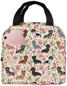 Takso šunų nešiojamas pietų krepšys, izoliuotas aušintuvas, skirtas kelionių iškylai darbo mokyklai