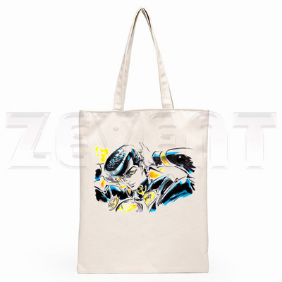 JoJo Bizarr Kaland Kő Óceán Acélgolyó Futás JoJo Oroszlán Rajzfilm Nyomtatás Bevásárlótáskák Lányok Divat Alkalmi csomag Kézitáska