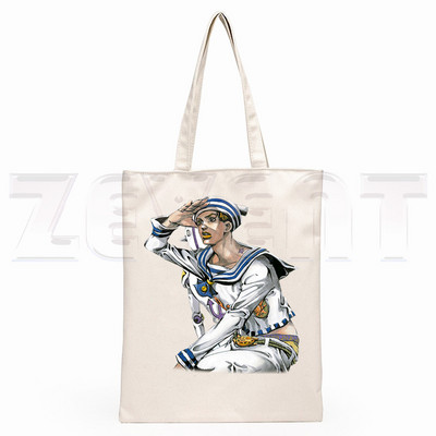 JoJo Bizarr Kaland Kő Óceán Acélgolyó Futás JoJo Oroszlán Rajzfilm Nyomtatás Bevásárlótáskák Lányok Divat Alkalmi csomag Kézitáska