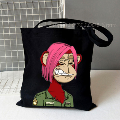 Nuobodu Ape jachtklubas Vintažiniai pirkėjų krepšiai, moteriški, vyriški, pirkinių krepšiai, krepšys, pečių krepšys, drobiniai krepšiai NFT mados aukštosios gatvės krepšiai