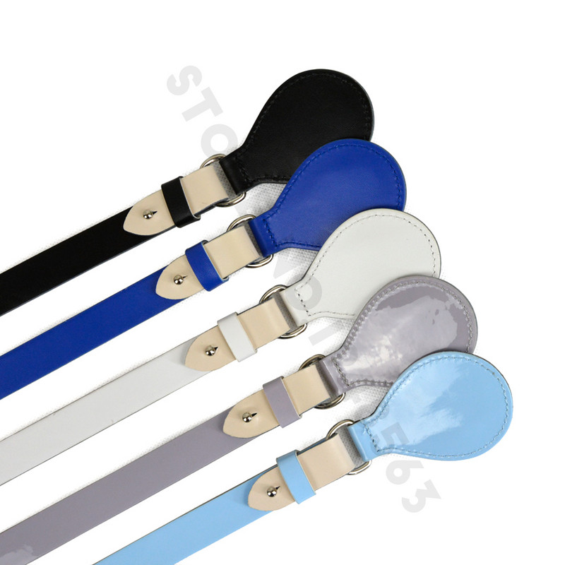 TANQU naujas ilgas plokščias rankenos dirželis su nuleidžiamu galu, skirtas Obasket Obag dirbtinės odos diržo rankena, nuimamas nuleidžiamas galas, 57 cm, skirtas O Bag