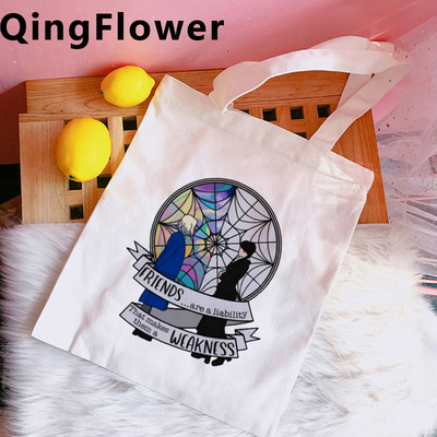 Wednesday Addams torba za kupnju ručna torba torba od jute tote eko višekratna torba za kupnju boodschappentas bolsa compra višekratna sacolas