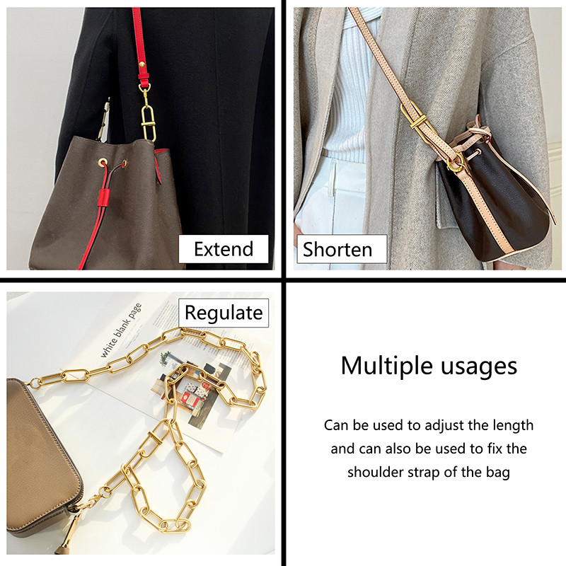 TINBERON reguliuojama sagtis prailgintas krepšio dirželis metalinis sagties kablys sutrumpinti grandinės dirželį, pailginti kabliuką, patobulinti krepšių priedai