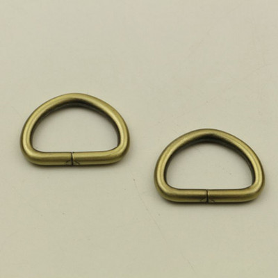 (10 vnt. / siunta) „Pasidaryk pats“ rankinio odinio bagažo krepšio vidinis skersmuo 25 mm peties diržo jungtis, skirta reguliuoti D žiedo pusiau žiedas Sagčių priedai
