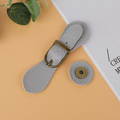 Natūralios odinės rankinės su metaliniu užsegimu Rankų darbo piniginės užsegimo kortelių paketas su užsegimu piniginės sagtimi rankinės mygtukų priedai