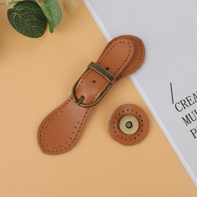 Natūralios odinės rankinės su metaliniu užsegimu Rankų darbo piniginės užsegimo kortelių paketas su užsegimu piniginės sagtimi rankinės mygtukų priedai