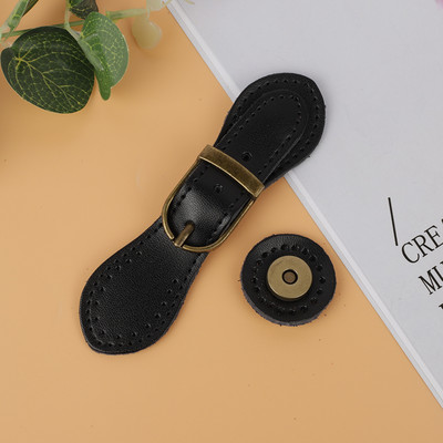 Natūralios odinės rankinės su metaliniu užsegimu Rankų darbo piniginės užsegimo kortelių paketas su užsegimu piniginės sagtimi rankinės mygtukų priedai