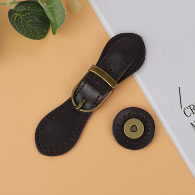 Natūralios odinės rankinės su metaliniu užsegimu Rankų darbo piniginės užsegimo kortelių paketas su užsegimu piniginės sagtimi rankinės mygtukų priedai