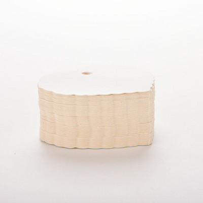 100 kom./lot Čestitke u obliku srca za Valentinovo Kraft papir Etiketa za darovnu karticu za vjenčanje DIY Prazne oznake za prtljagu