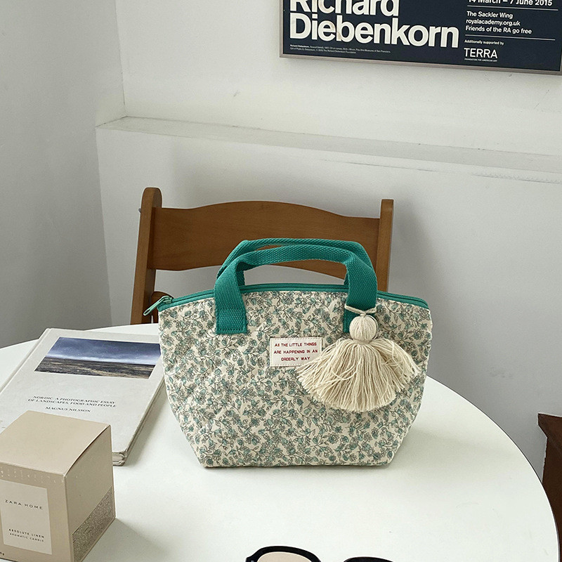 Steppelt, hőszigetelt ebédlőtáska koreai kis kézitáska női hordható gyerekeknek, gyerekeknek, iskolás szigetelt ebédlődoboz élelmiszer-pikniktáskák