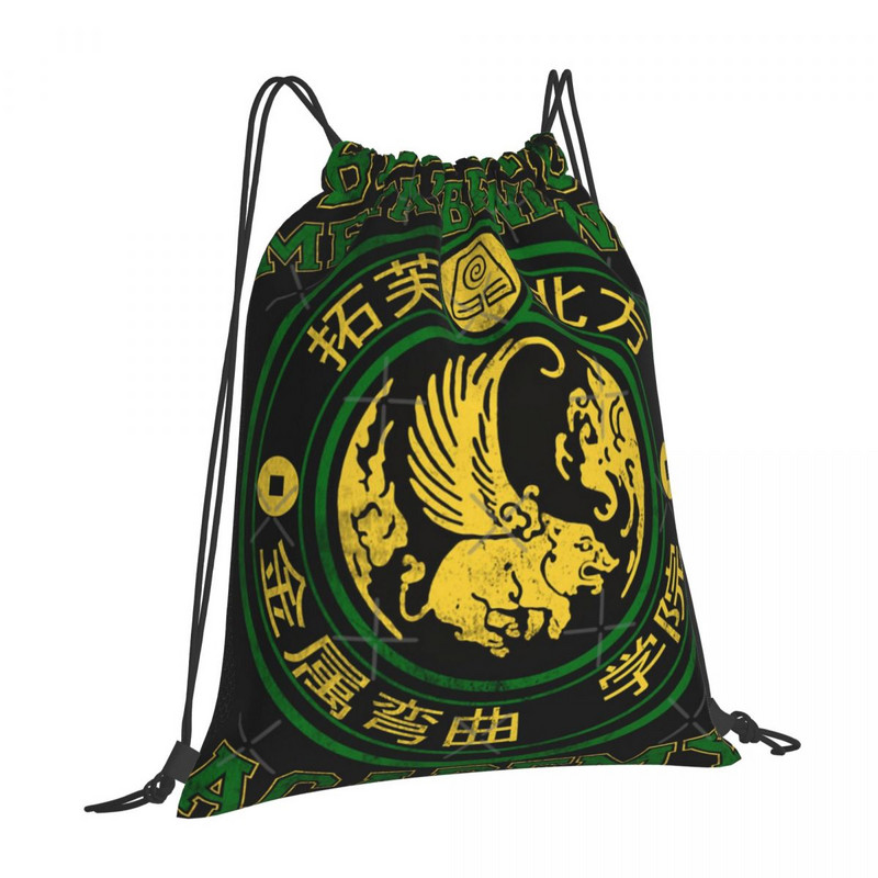 Beifong Metalbending Academy Zaļās aukliņas Somas Mugursomas Bērnu somas Skolas Somas Somas Vīriešiem Sporta Mugursoma