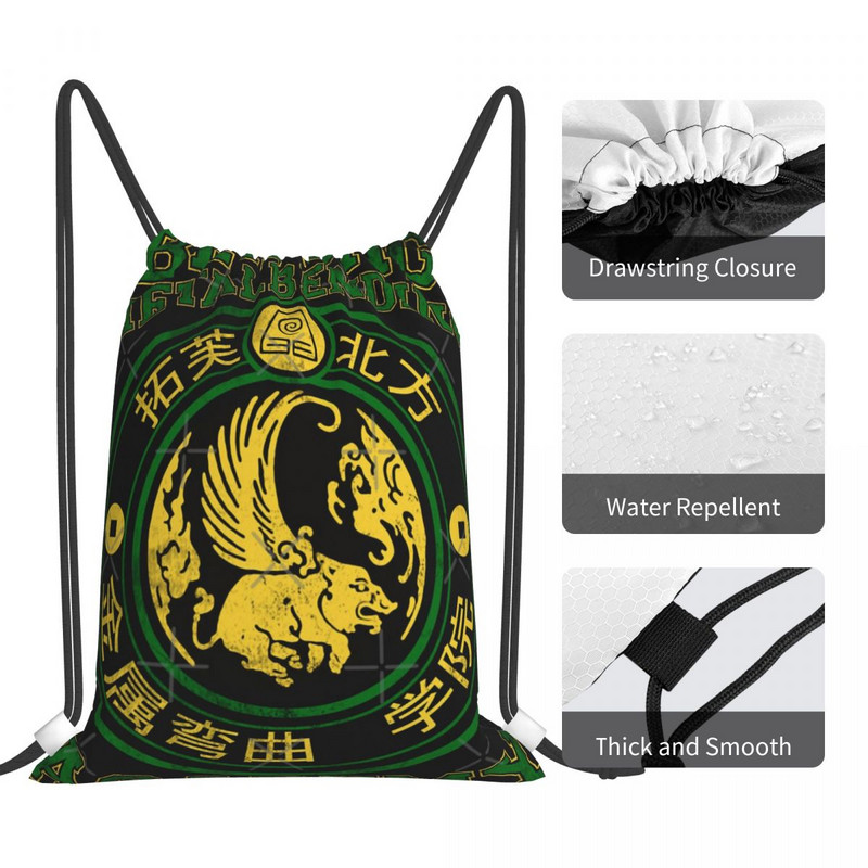 Beifong Metalbending Academy Zaļās aukliņas Somas Mugursomas Bērnu somas Skolas Somas Somas Vīriešiem Sporta Mugursoma