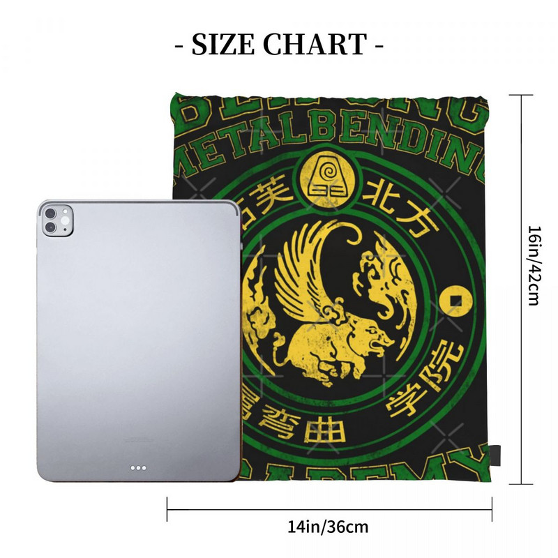 Beifong Metalbending Academy Zaļās aukliņas Somas Mugursomas Bērnu somas Skolas Somas Somas Vīriešiem Sporta Mugursoma