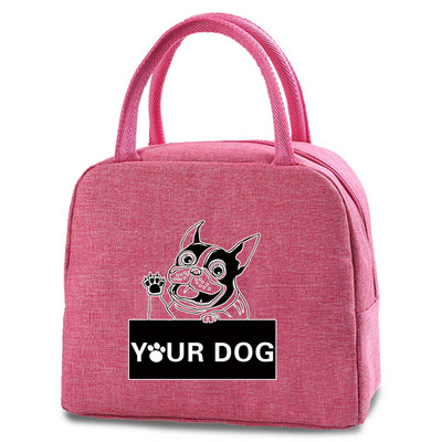 Új Footprints Ebéddoboz Táska Divat Vászon Hűtő Pikniktáska Ebédtáska Iskolai Élelmiszer szigetelt Vacsoratáska Kemping Utazási Kézitáskák