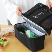 Thermal Lunch Bags kézitáska női Felnőtt Élelmiszer Piknik Hűtőtáska Hőszigetelt Tároló Tartály Hordozható Kézitáskák Hordozható szigetelés
