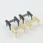 5 τμχ/παρτίδα Τσάντα αποσκευών Hardware Metal Bridge Hollow Letter H Τσάντα πλάτης Διακοσμητικό λογότυπο με αγκράφα με ταινία