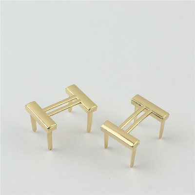 5 τμχ/παρτίδα Τσάντα αποσκευών Hardware Metal Bridge Hollow Letter H Τσάντα πλάτης Διακοσμητικό λογότυπο με αγκράφα με ταινία