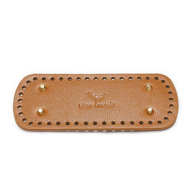 20 * 8 cm pikk ovaalne põhi silmkoelise koti jaoks PU nahast koti tarvikud Käsitsi valmistatud põhjaga DIY heegeldatud pad Naiste koti alumine käekoti osa