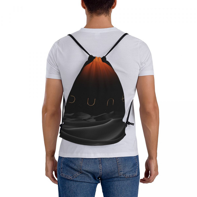 Dune Sunset Genti cu Snur Rucsaci Geanta Barbat Geanta Pentru Barbati Rucsac Masculin Rucsaci Pentru Copii