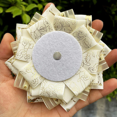 Zelena vrpca Cosplay Ita torbe Zaštita od rozete Držač igle za cvijet 58 mm Dodaci za značke Napunite pladanj Ukrasi za ruksak