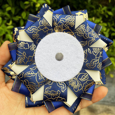 Zelena vrpca Cosplay Ita torbe Zaštita od rozete Držač igle za cvijet 58 mm Dodaci za značke Napunite pladanj Ukrasi za ruksak