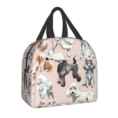 Škotijos terjerų pakartotinai naudojamos pietų dėžutės moterims daugiafunkcės drugelis Scottie Dog termo aušintuvas Maisto izoliuotas pietų krepšys
