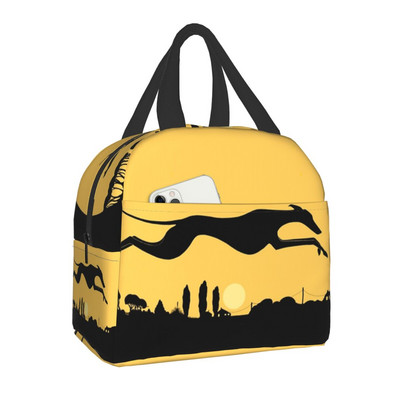 Škotijos terjerų pakartotinai naudojamos pietų dėžutės moterims daugiafunkcės drugelis Scottie Dog termo aušintuvas Maisto izoliuotas pietų krepšys