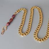 visokokvalitetne ženske perle od kamena u boji, zamjenske naramenice za žensku torbu, ženska torba s kratkim produžetkom, torba s remenom, dodatak za torbu