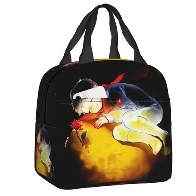Prilagođena torba za ručak Mali princ Ptice i zvijezde Muškarci Žene Kutija za ručak s toplinskom hladnjačom za ured za odrasle
