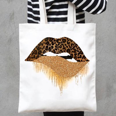 Divatnyomtat Vásárló Méhvirág Virágos Aranyos Stílusú Kézitáskák Vállvászon Bevásárlótáskák Alkalmi Lányok Női Táska