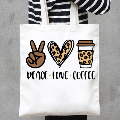 Divatnyomtat Vásárló Méhvirág Virágos Aranyos Stílusú Kézitáskák Vállvászon Bevásárlótáskák Alkalmi Lányok Női Táska