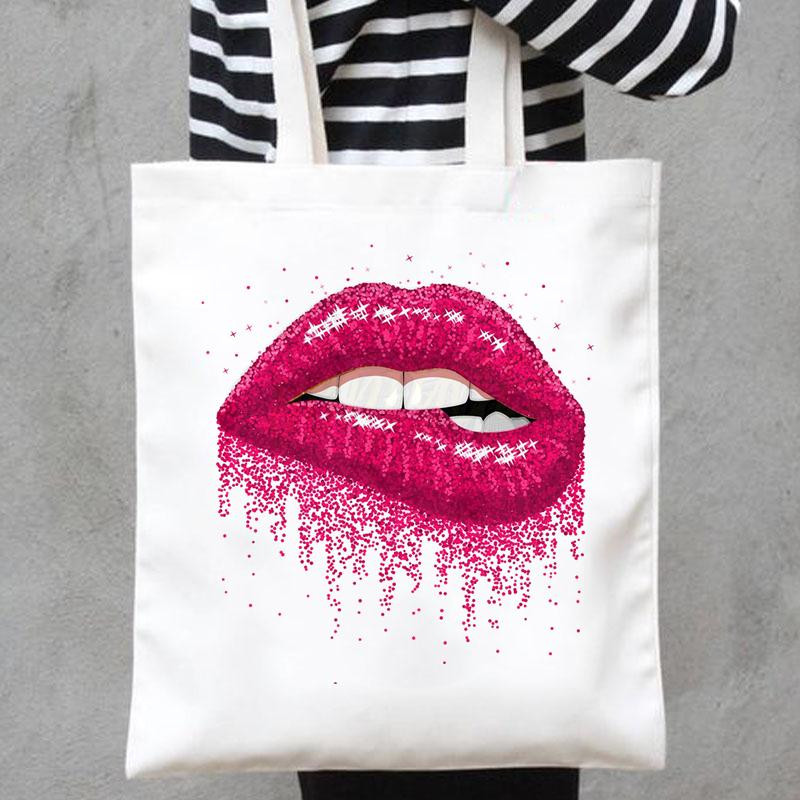 Divatnyomtat Vásárló Méhvirág Virágos Aranyos Stílusú Kézitáskák Vállvászon Bevásárlótáskák Alkalmi Lányok Női Táska