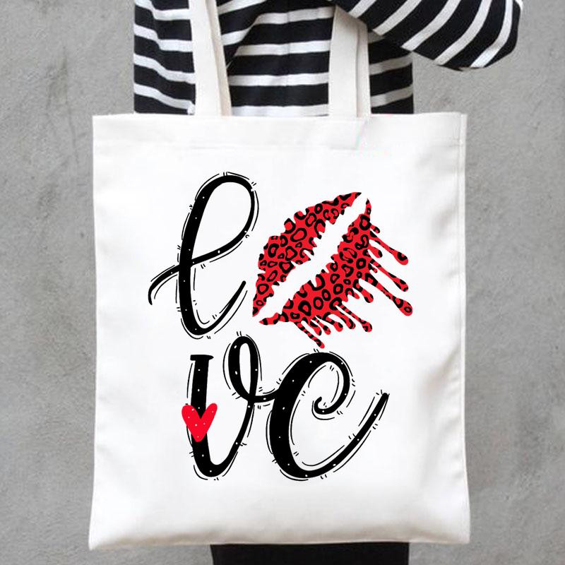 Divatnyomtat Vásárló Méhvirág Virágos Aranyos Stílusú Kézitáskák Vállvászon Bevásárlótáskák Alkalmi Lányok Női Táska