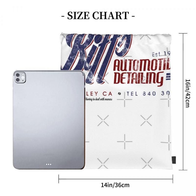 Biffs Auto Detailing Torbe s uzicom Ruksaci Torbe Sportska torba Ženska ruksak Torbe s uzicom