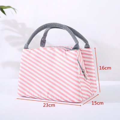 Prijenosne termalne torbe za ručak Žene, djeca Izolirana rashladna torba Spremnik za hranu za piknik Torba za studentsku kutiju za ručak Paket leda za održavanje svježeg