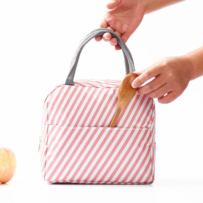 Prijenosne termalne torbe za ručak Žene, djeca Izolirana rashladna torba Spremnik za hranu za piknik Torba za studentsku kutiju za ručak Paket leda za održavanje svježeg