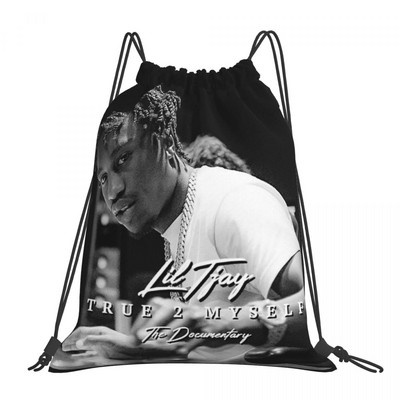 Sixya New Lil True 2 To Myself Чанти с шнур Раници Детска чанта Дамска чанта Чанта с шнур Малка чанта от плат