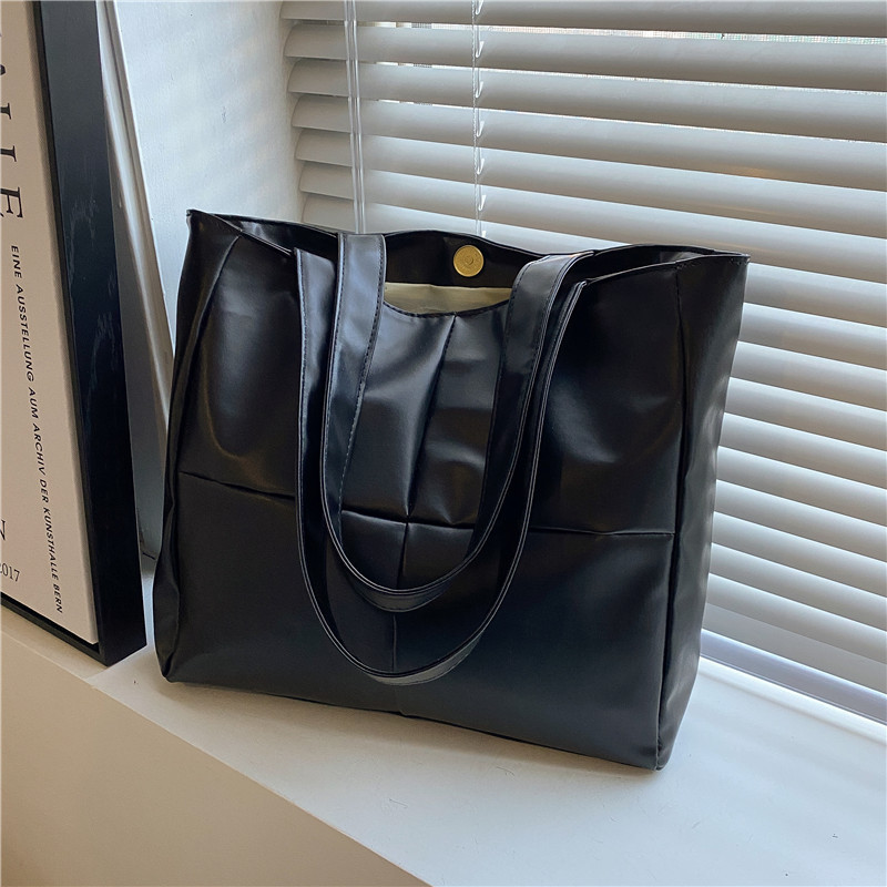 Hordozható női pamut párnázott nylon nagy kapacitású utazási kézitáska divat őszi téli egyszínű rácsos felső fogantyús táskák