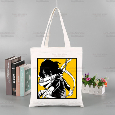 My Hero Academia Handbags υφασμάτινη τσάντα καμβά Midoriya Izuku Tote Bag Shopping Travel Eco επαναχρησιμοποιήσιμες τσάντες ώμου Bakugou Anime Shopper